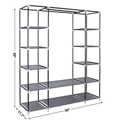 Compact Free Standing Closet Organizer
