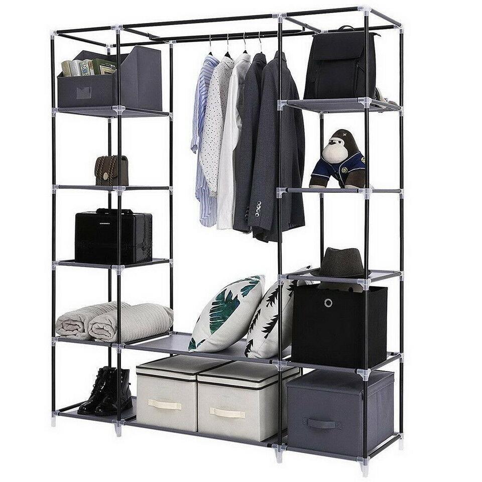 Compact Free Standing Closet Organizer