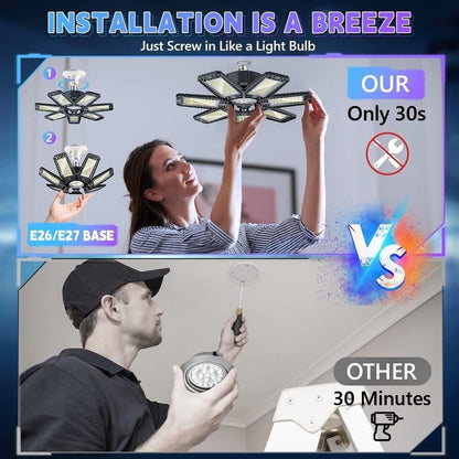 Ultra Bright LED Ceiling Garage Lights