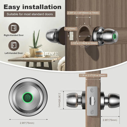 Secure Biometric Door Handle