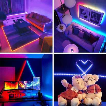 Colorful LED Tape Lights With Remote