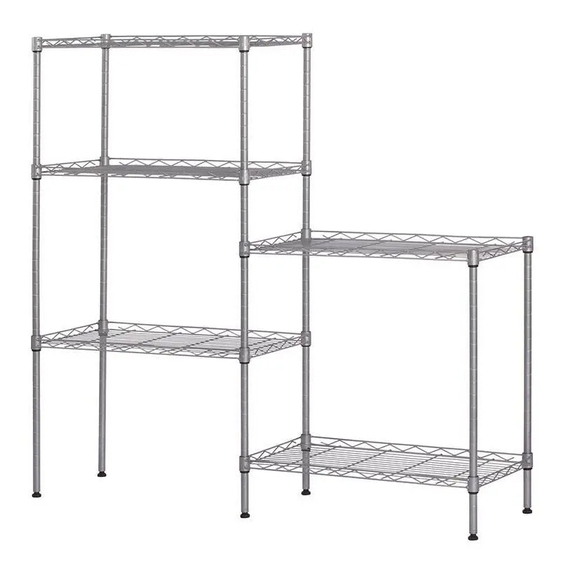 Sturdy 5 Level Metal Storage Shelving Unit