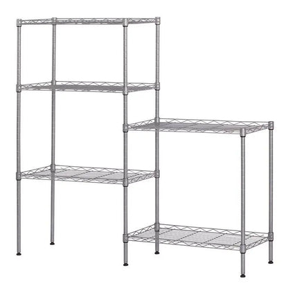 Sturdy 5 Level Metal Storage Shelving Unit