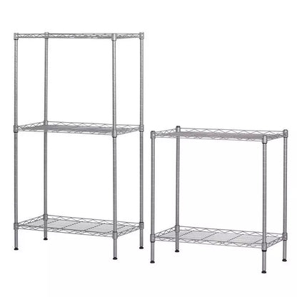 Sturdy 5 Level Metal Storage Shelving Unit