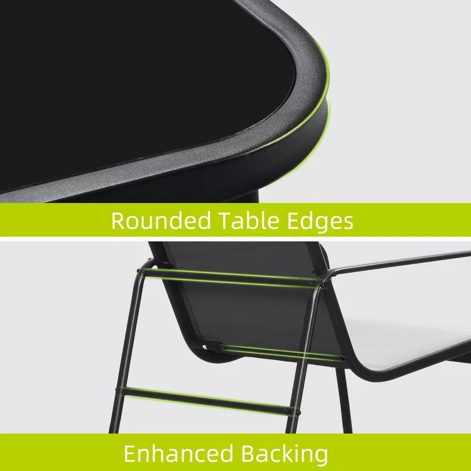 Garden Furniture Set with Chairs and Table