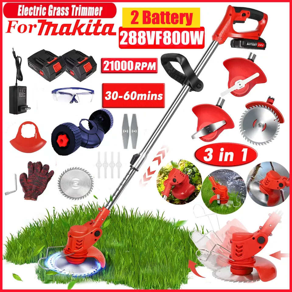 Wireless Lawn Edger String Trimmer Cutter