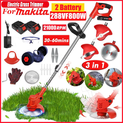 Wireless Lawn Edger String Trimmer Cutter