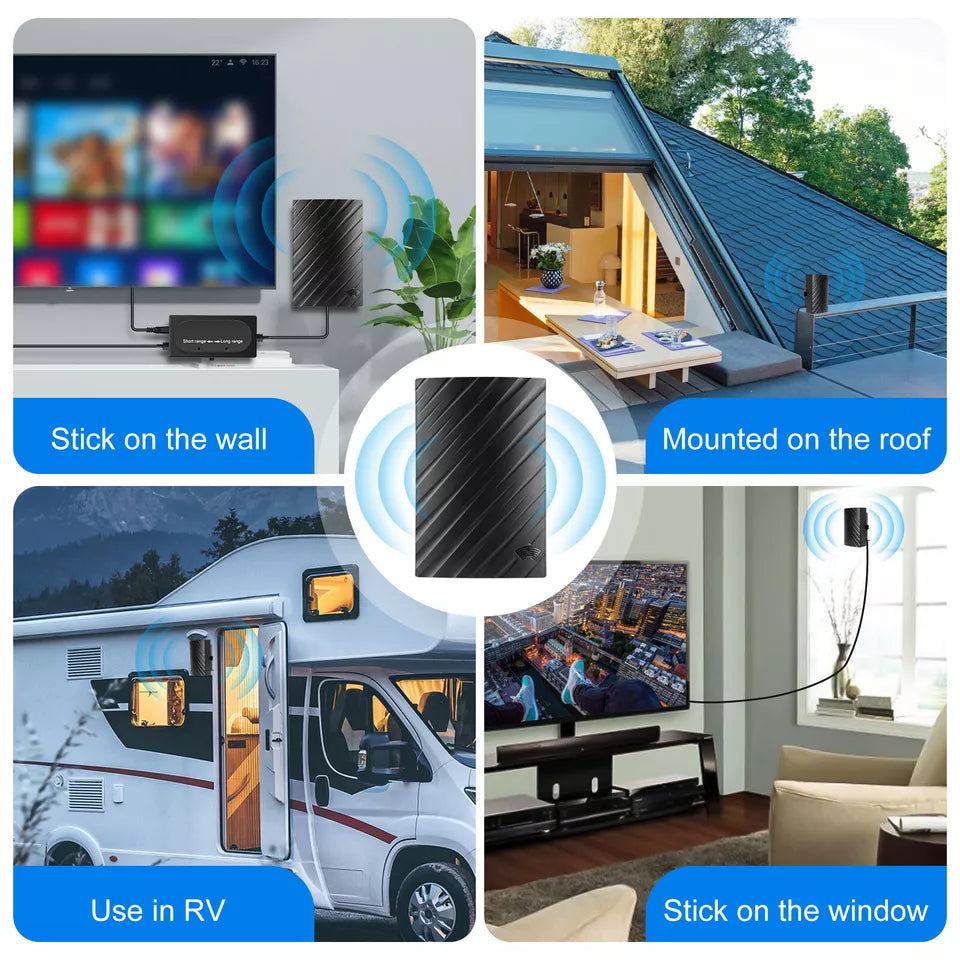 Stronger 4K HDTV Indoor Digital TV Antenna with Amplifier