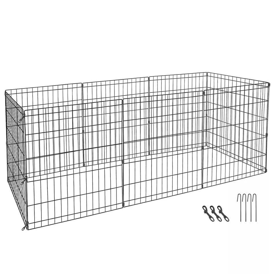 Large 8 Panel Pet Play Yard Enclosure