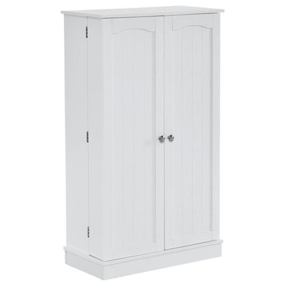 White Wooden Storage Cabinet