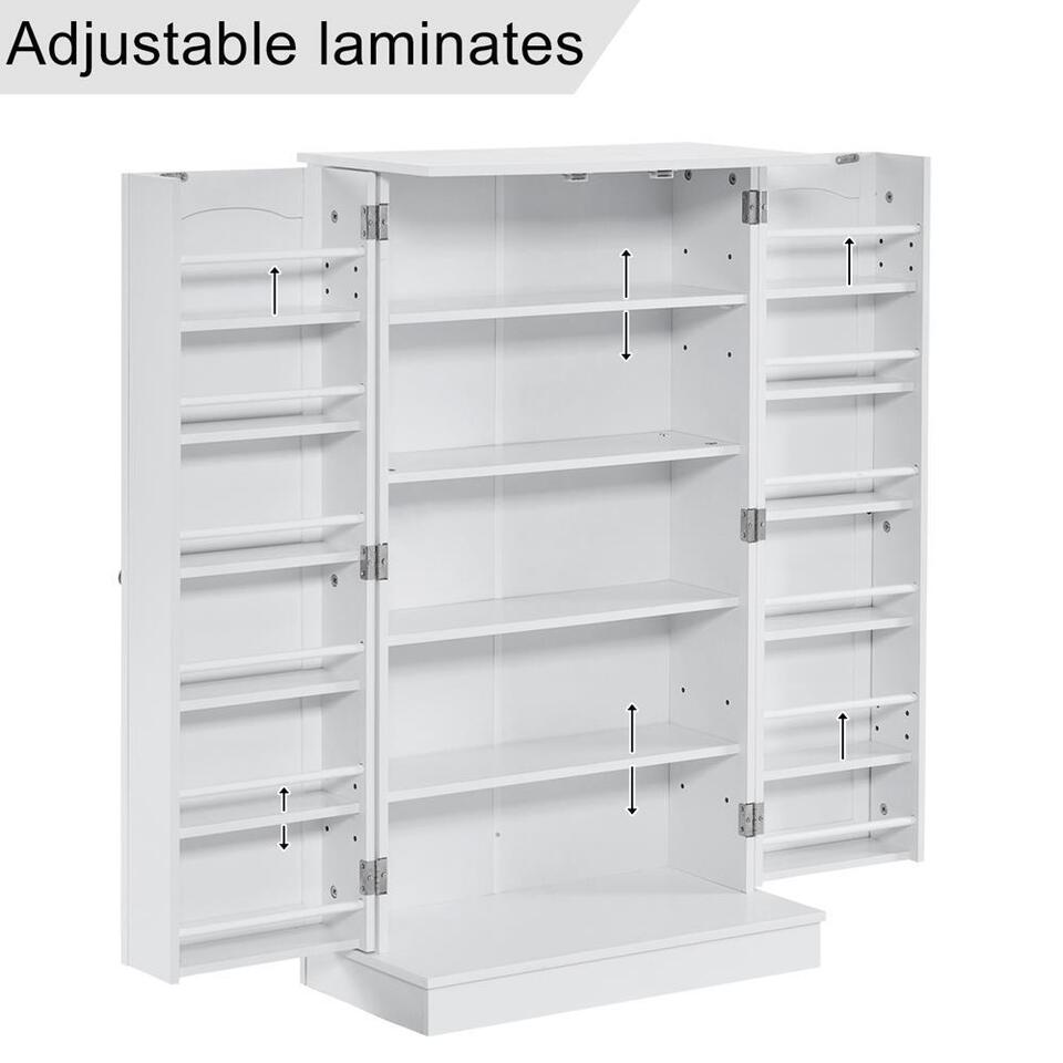 White Wooden Storage Cabinet