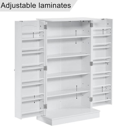 White Wooden Storage Cabinet