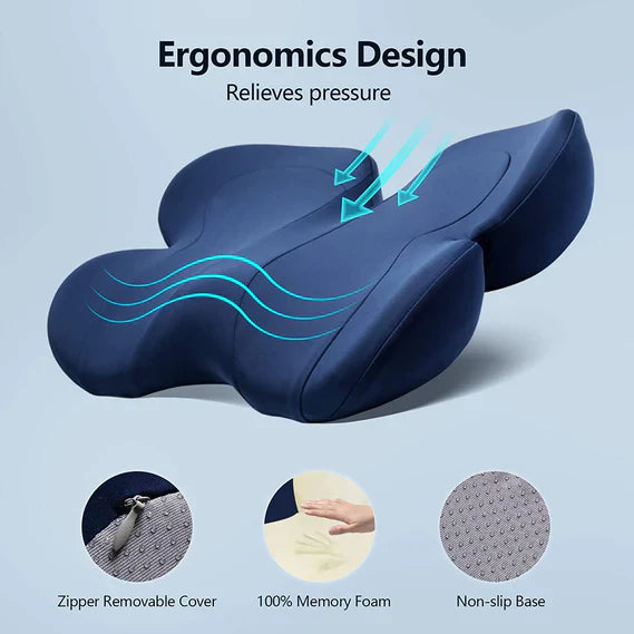 Comfortable Gel Cushion for Back Support and Relief