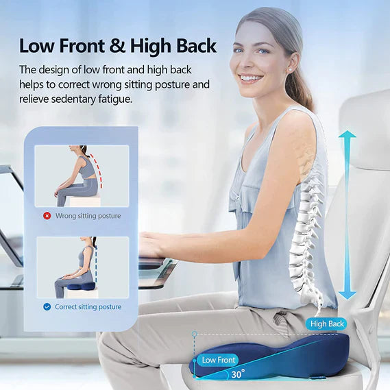 Comfortable Gel Cushion for Back Support and Relief