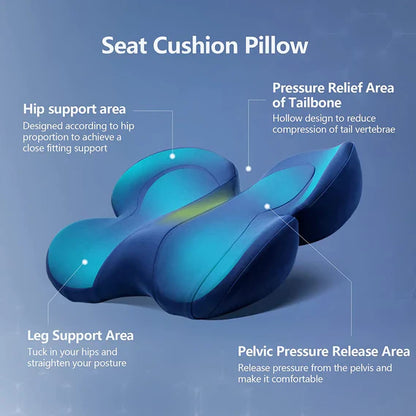 Comfortable Gel Cushion for Back Support and Relief