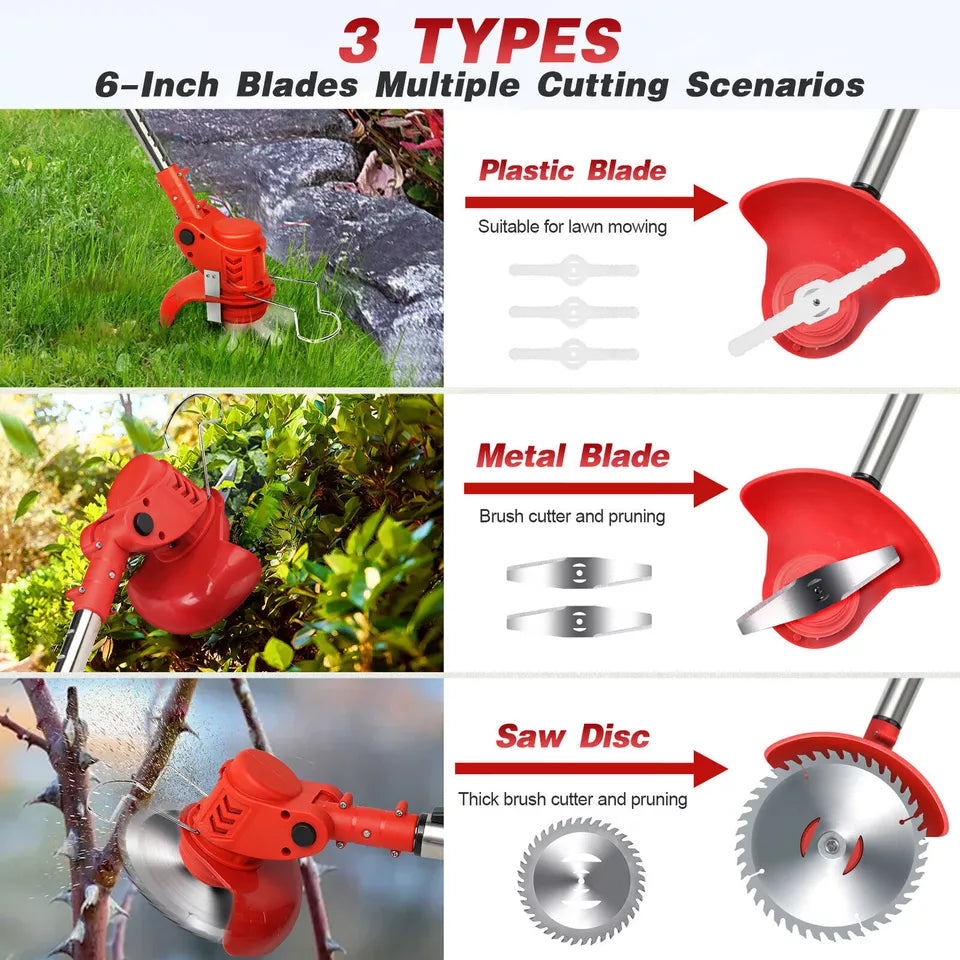 Wireless Lawn Edger String Trimmer Cutter