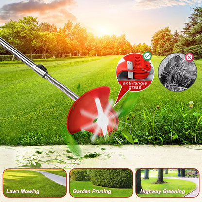 Wireless Lawn Edger String Trimmer Cutter