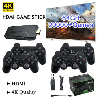 Classic Retro Game Console 64GB HDMI Player