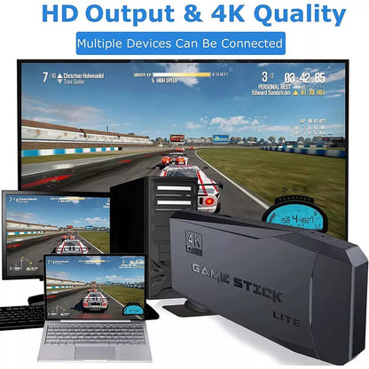 4K Streaming Game Console with 64GB & Free Games