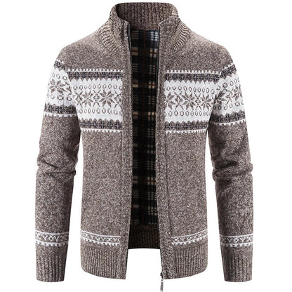 Scandinavian Vest for Men - NordicEdge-Brown-M-Nora Luxe