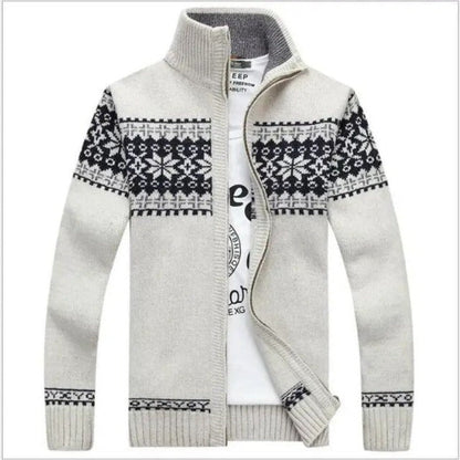 Scandinavian Vest for Men - NordicEdge-White-M-Nora Luxe