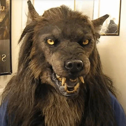 Spooky Wolf Halloween Mask Costume Accessory