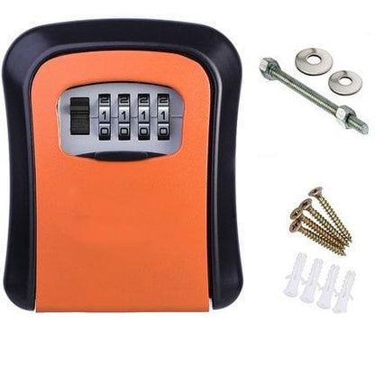 Secure Central Key Box - KeyVault-Orange-Nora Luxe