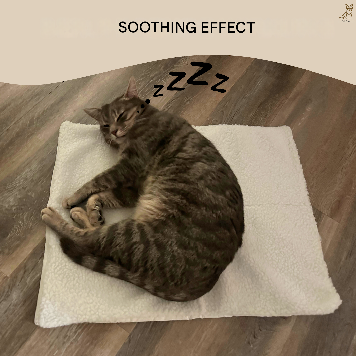 Self-Heating Cat Mat - WarmPurr™-Snow White - 23.62 in x 17.72 in-Nora Luxe