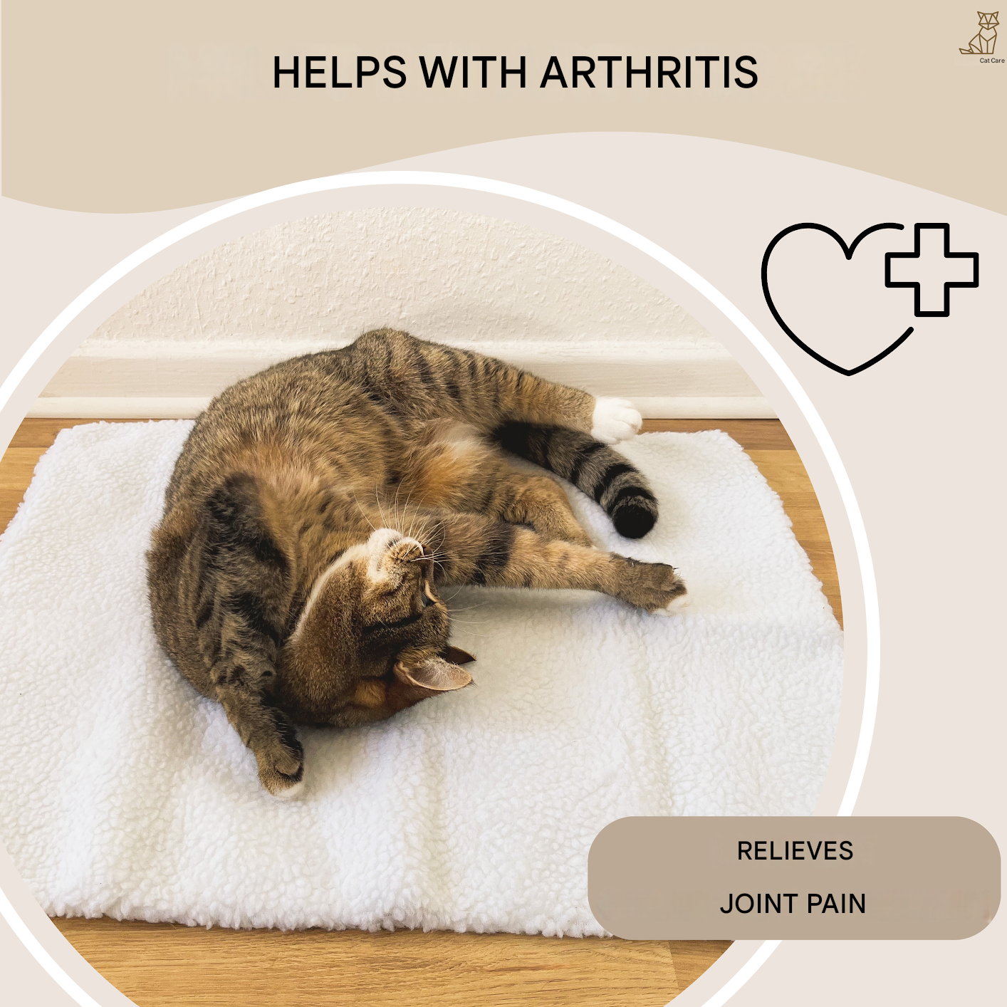 Self-Heating Cat Mat - WarmPurr™-Snow White - 23.62 in x 17.72 in-Nora Luxe