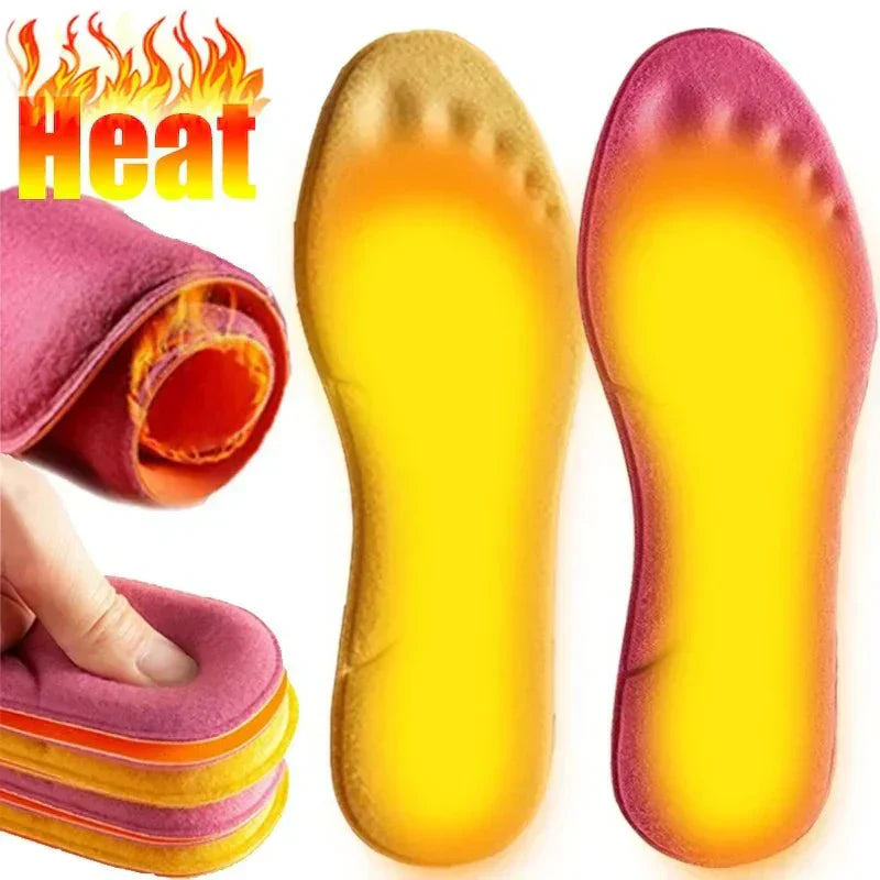 Self-Heating Thermal Insoles - HeatStep-A - Yellow-US 3.0-4.0-Nora Luxe