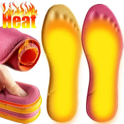Self-Heating Thermal Insoles - HeatStep-A - Yellow-US 3.0-4.0-Nora Luxe