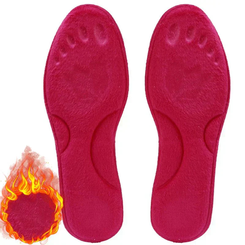 Self-Heating Thermal Insoles - HeatStep-B - Pink-US 3.0-4.0-Nora Luxe