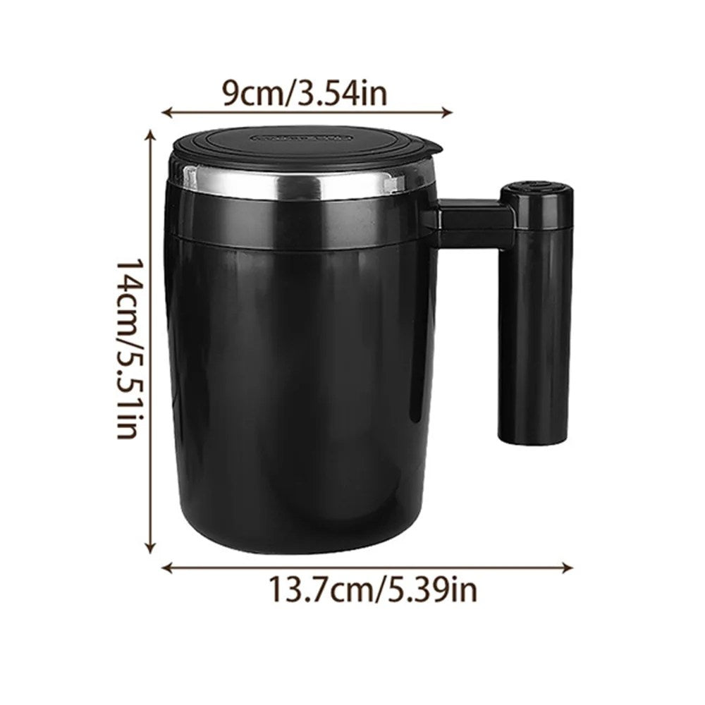 Self-Stirring Mug - AutoBlend-Black-Nora Luxe