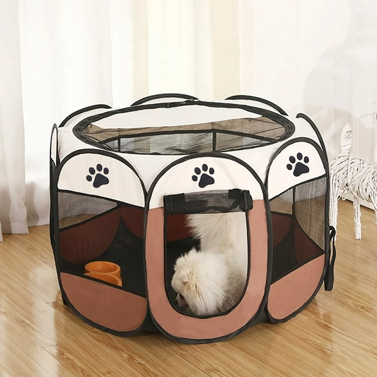 Portable Pet Playpen - Comfortable Dog Play Yard - Pexav