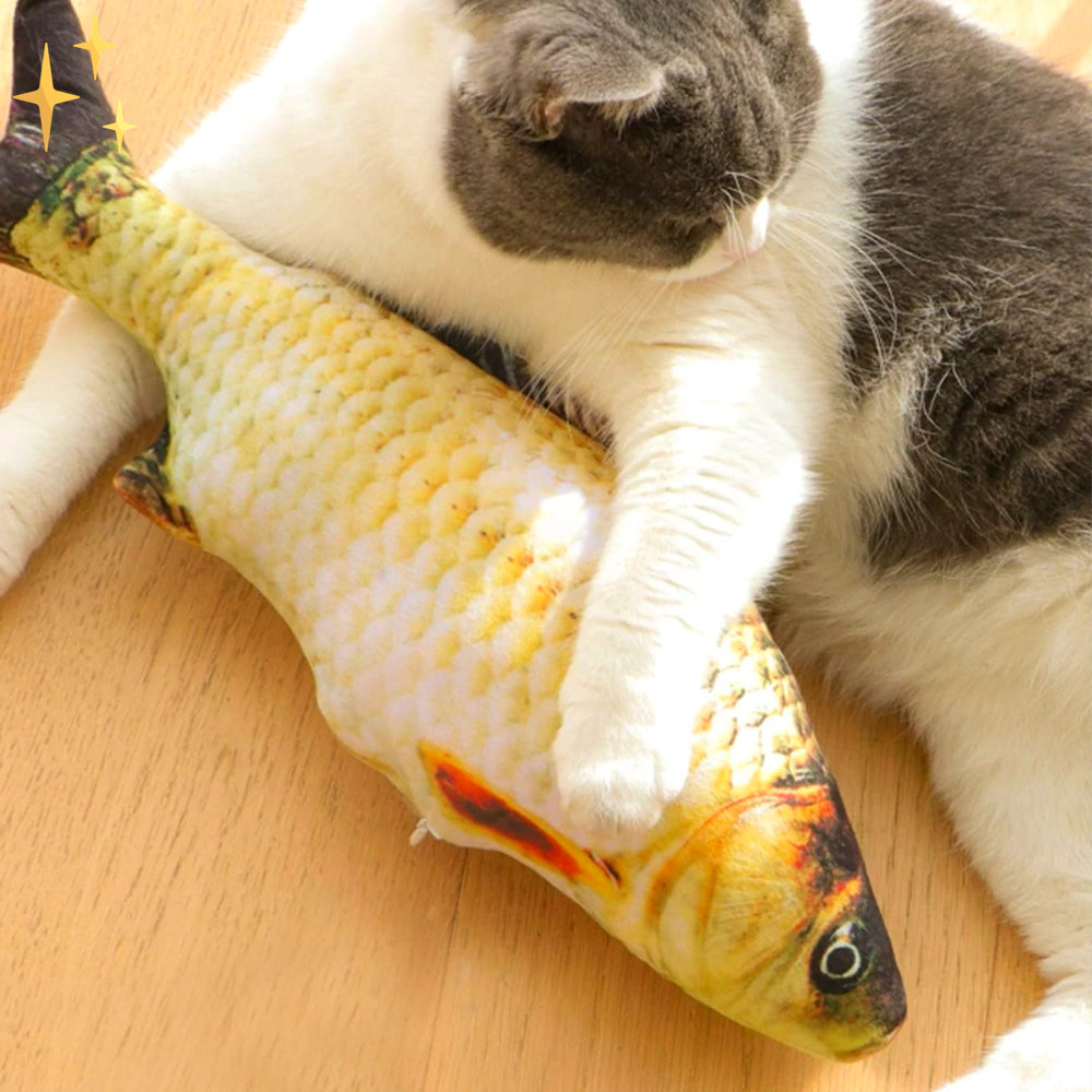 Set of 4 Moving Fish Toys for Cats - FitFish-Nora Luxe