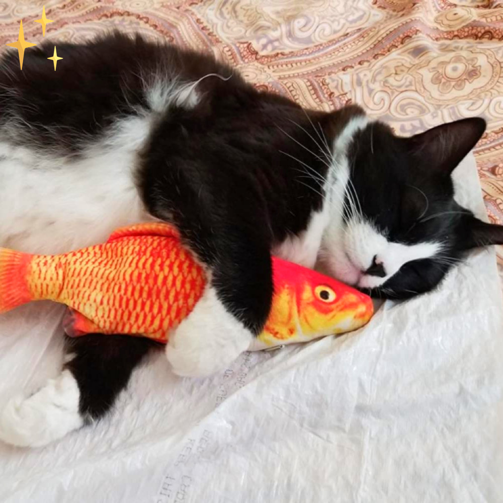 Set of 4 Moving Fish Toys for Cats - FitFish-Nora Luxe