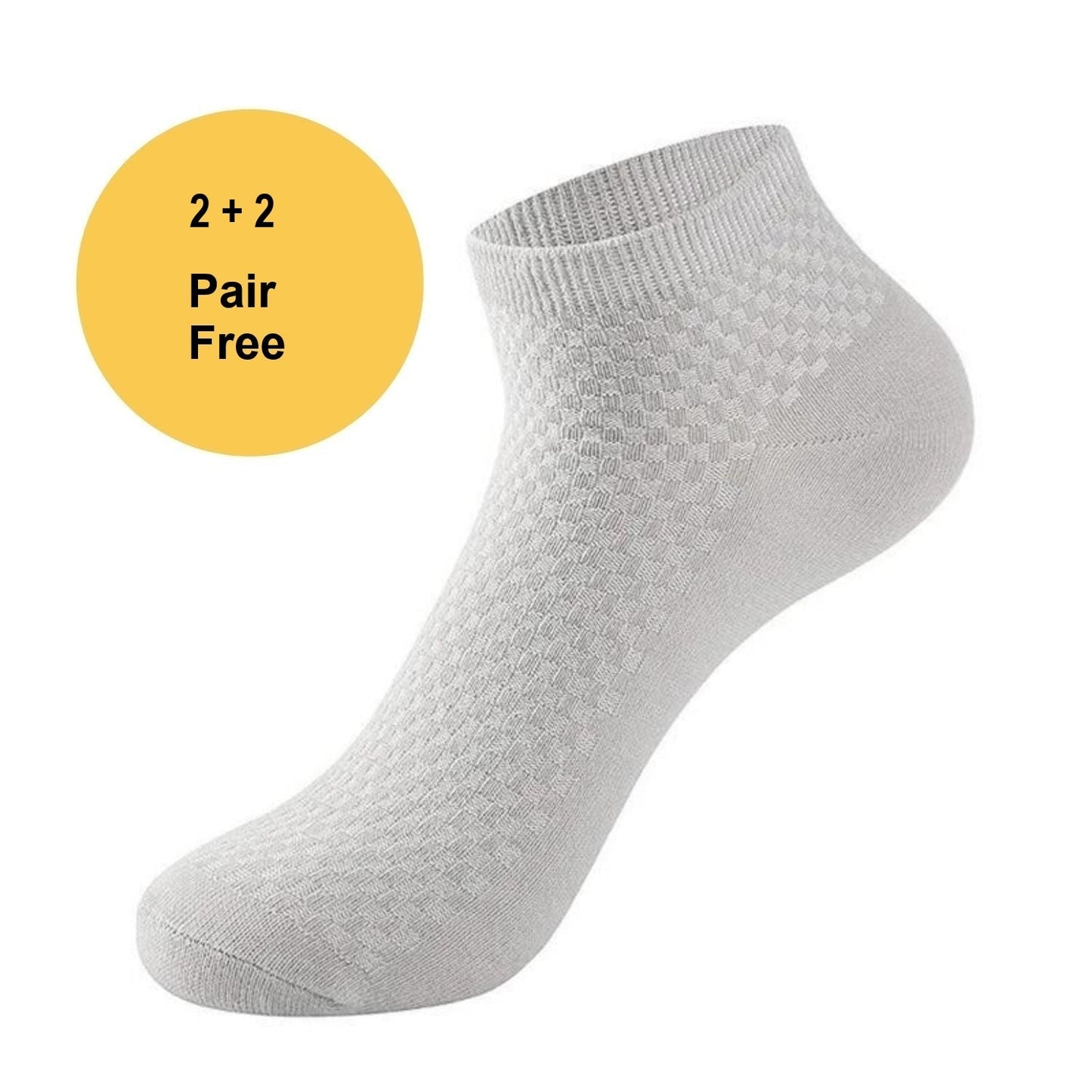 Short Bamboo Socks - BambooFeet-Black-1x Pair (+1 Free)-5.5 - 8.0-Nora Luxe