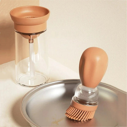 Silicone Oil Bottle with Brush Head - OilBuddy-Blue-Nora Luxe