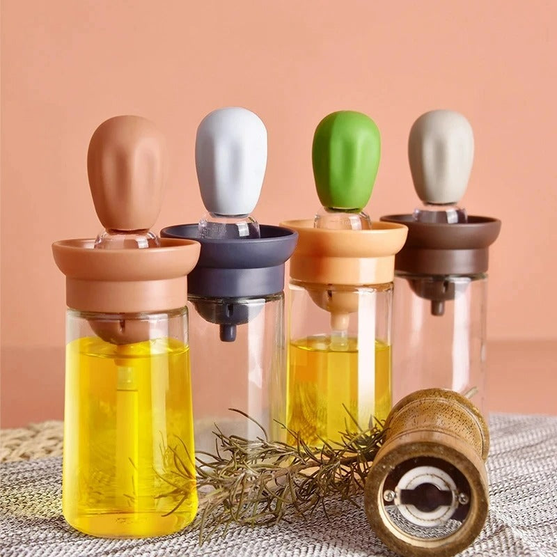 Soft Touch Oil Applicator Bottle with Brush - Pexav