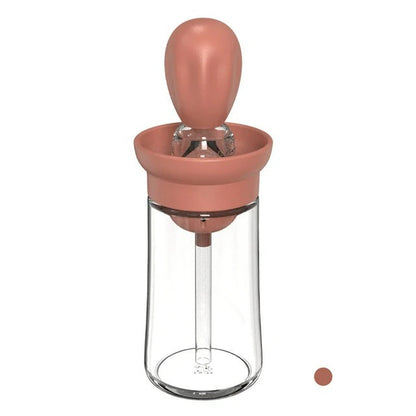 Silicone Oil Bottle with Brush Head - OilBuddy-Red-Nora Luxe