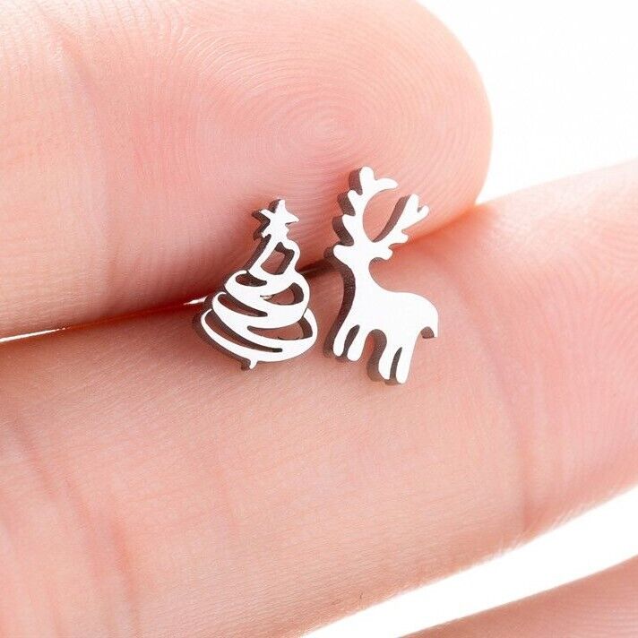 Sparkling Holiday Snowflake Earrings for Women - Pexav