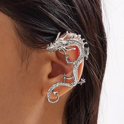 Shiny Dragon Drop Earrings - Pexav