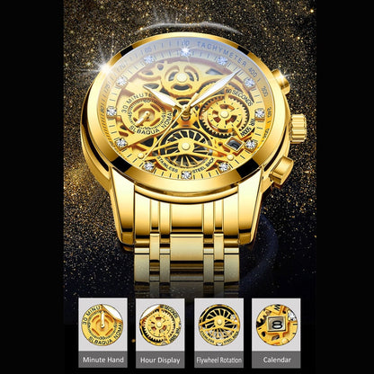Skeleton Men's Watch - Eclipse-Silver-Nora Luxe