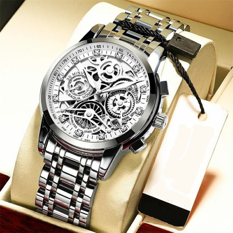 Stylish Black Men's Eclipse Watch - Pexav