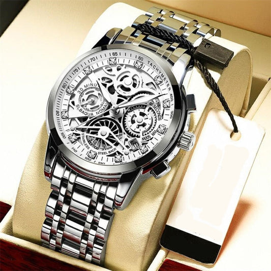 Stylish Black Men's Eclipse Watch - Pexav