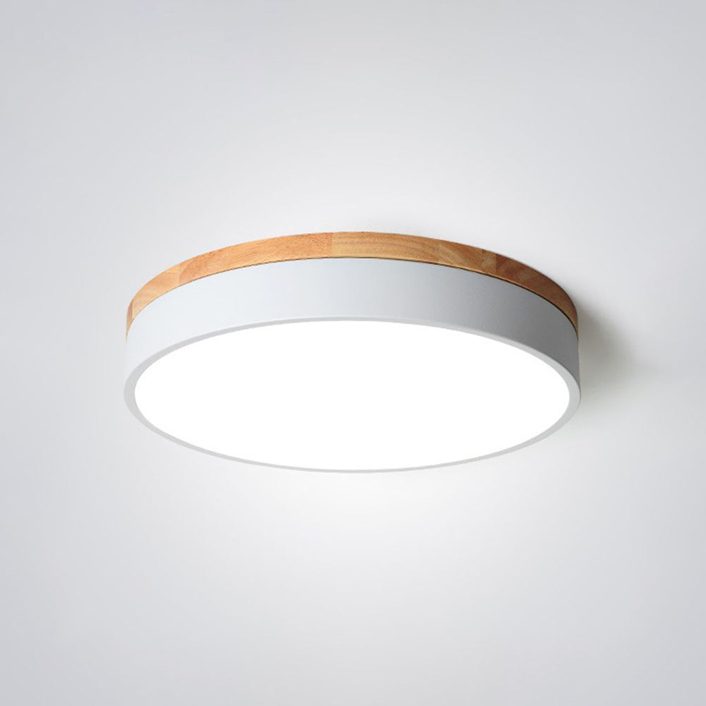 Bright Circular LED Ceiling Lamp Adjustable Light Fixture