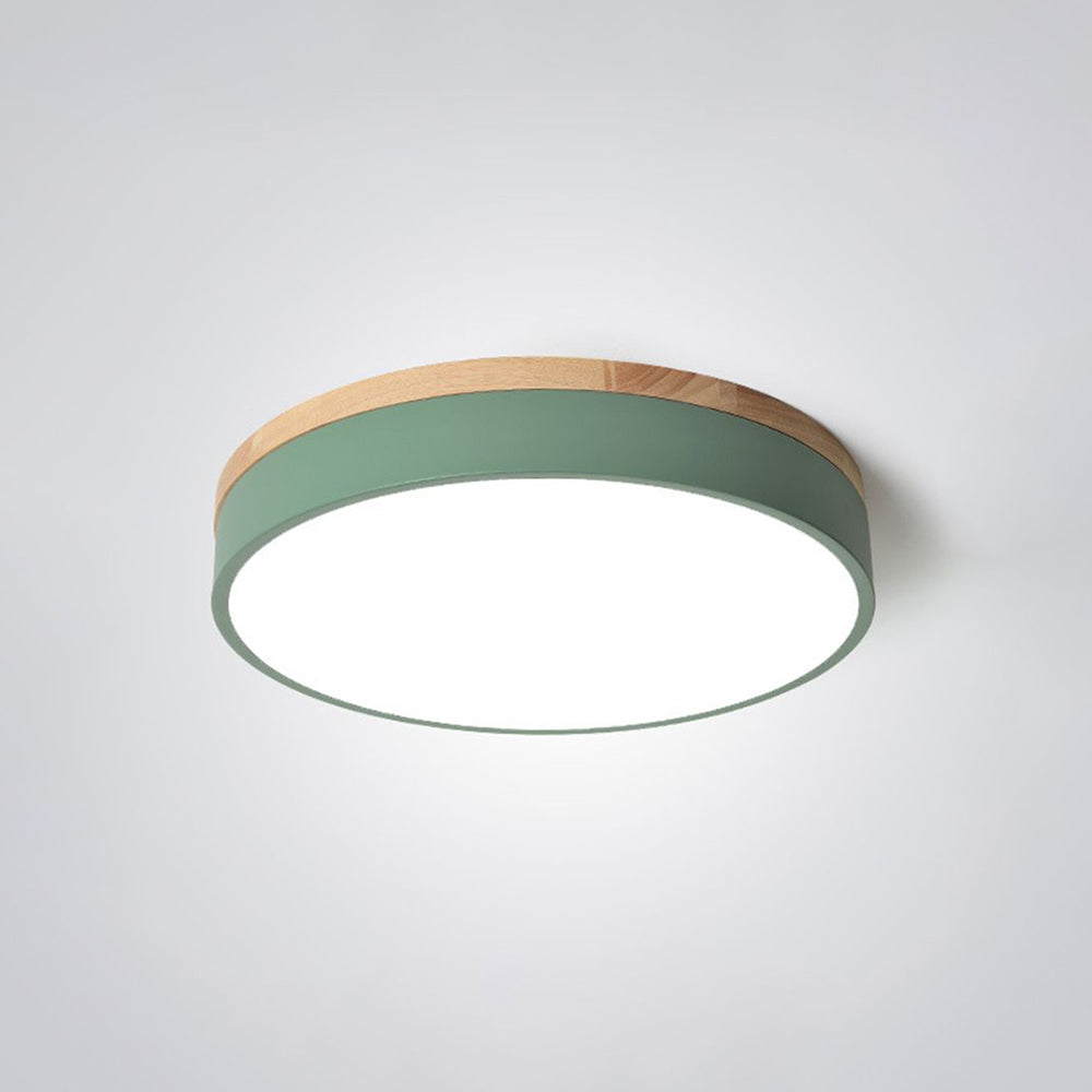 Bright Circular LED Ceiling Lamp Adjustable Light Fixture