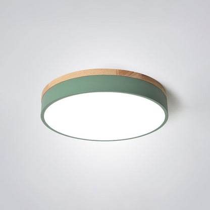 Bright Circular LED Ceiling Lamp Adjustable Light Fixture