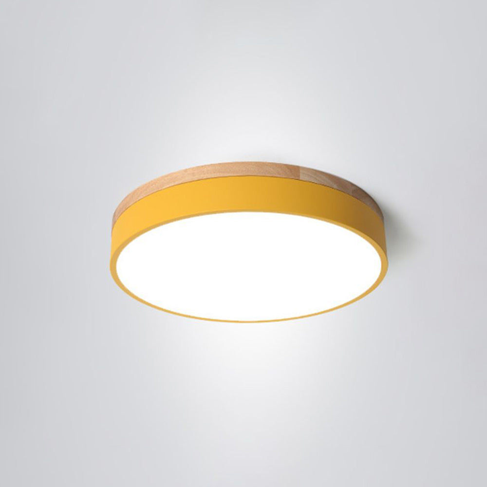 Bright Circular LED Ceiling Lamp Adjustable Light Fixture