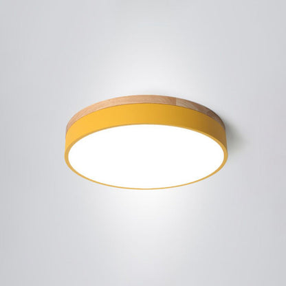 Bright Circular LED Ceiling Lamp Adjustable Light Fixture